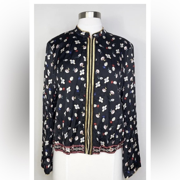 Zadig & Voltaire Vendrix Flower Vintage Jacket . Size: 38 $358 - Picture 3 of 9